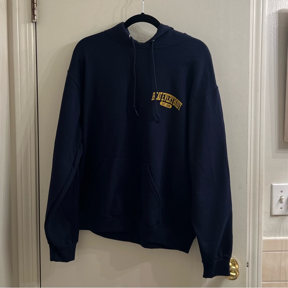 NWOT Beat Everybody Berkley Navy Hoodie